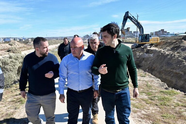 Obras de pavimentación de la Circunvalación de Puerto Madryn