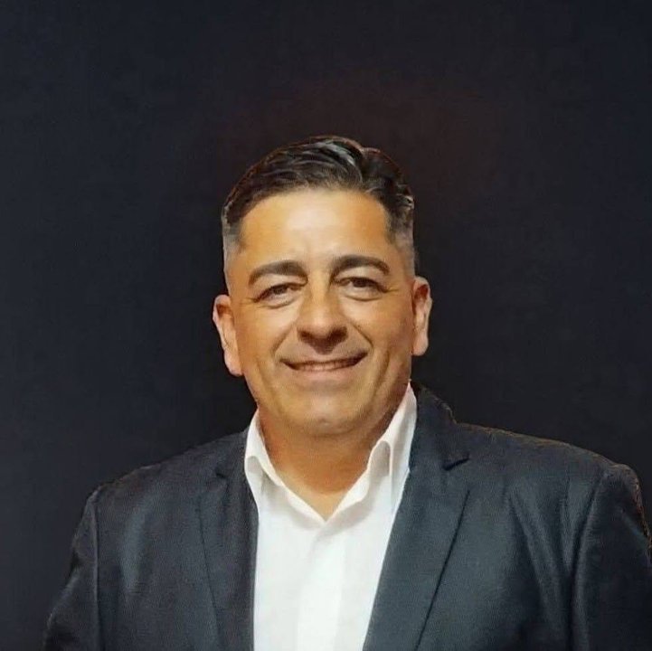 Sergio Guajardo en un acto partidario de la UCR Chubut