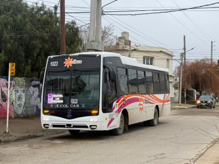 Colectivo de SolBus en Comodoro Rivadavia