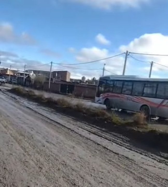 Colectivo de transporte urbano en Comodoro Rivadavia