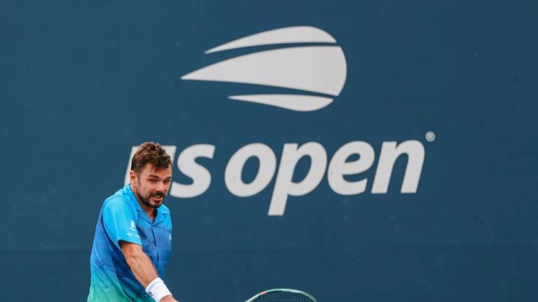 Stanislas Wawrinka durante su partido de despedida en el US Open