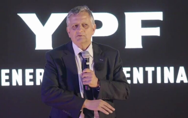Horacio Marín, presidente y CEO de YPF, durante una entrevista radial