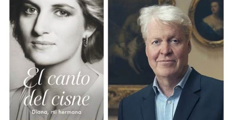 Charles Spencer, hermano de Diana de Gales, durante la presentación de su libro