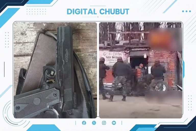 Imagen referencial de un allanamiento policial en El Hoyo