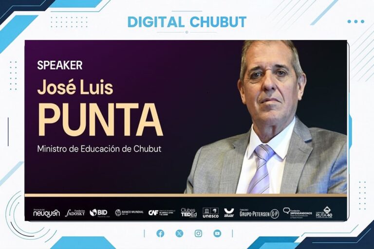 Ministro de Educación de Chubut, José Luis Punta, en el Educational Technology Summit 2026