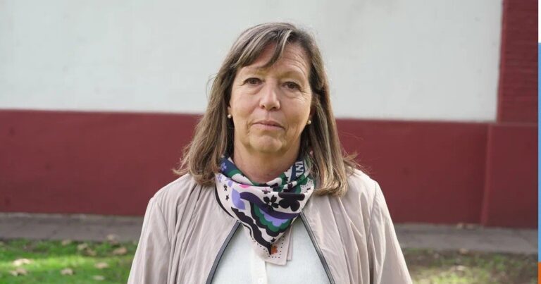 Emilce Moler durante la presentación de su libro