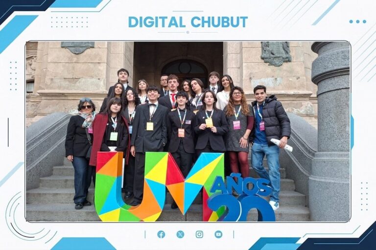 Estudiantes de la Escuela N° 741 de Puerto Madryn en la XX Edición de Uniendo Metas