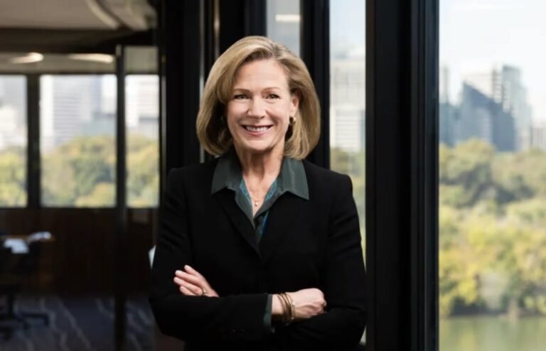 Linda Cook, CEO de Harbour Energy, durante su presentación en la Energy-Power Conference de Barclays en Nueva York