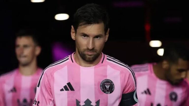 Lionel Messi durante el partido entre Inter Miami y Atlanta United