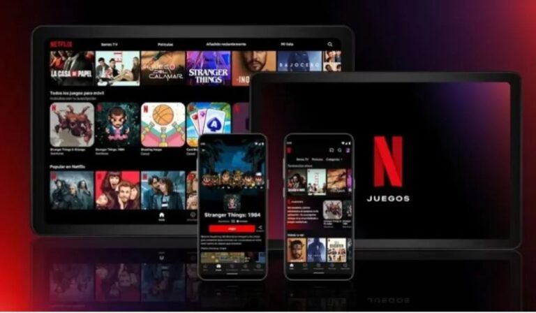 Ilustración de una balanza de la justicia junto a íconos de servicios de streaming y una licencia de conducir