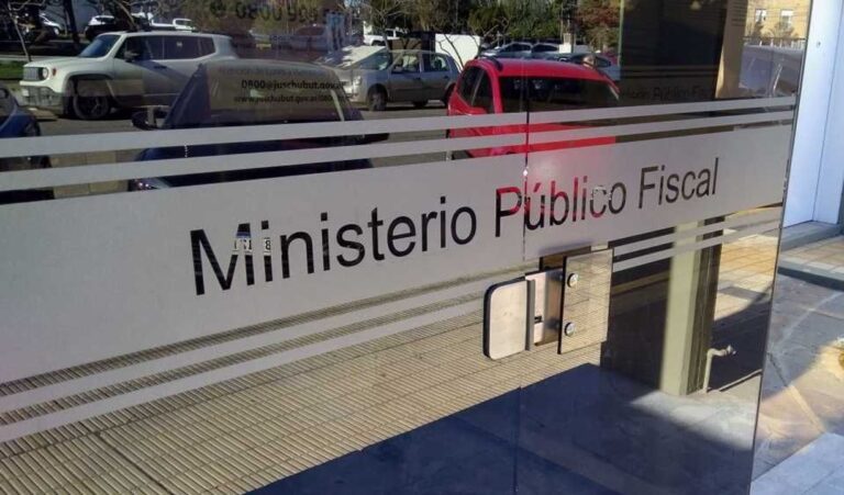 Fachada de los tribunales de Puerto Madryn