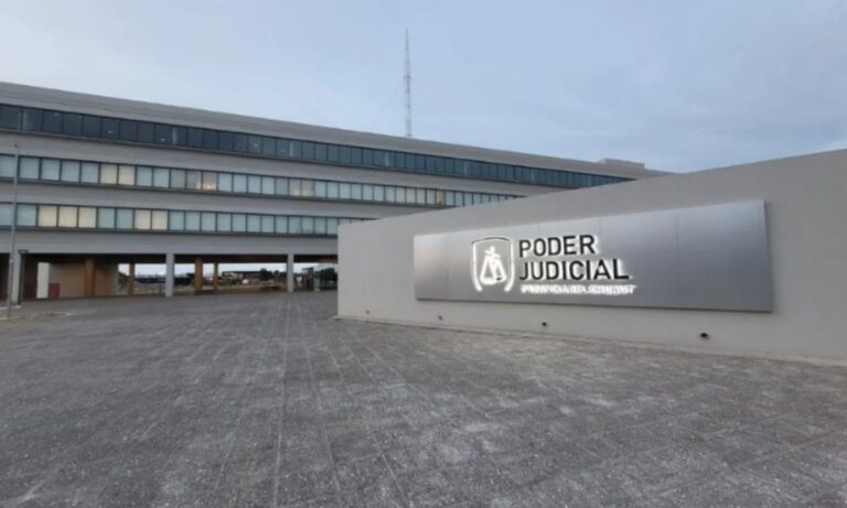 Fachada de los tribunales de Comodoro Rivadavia