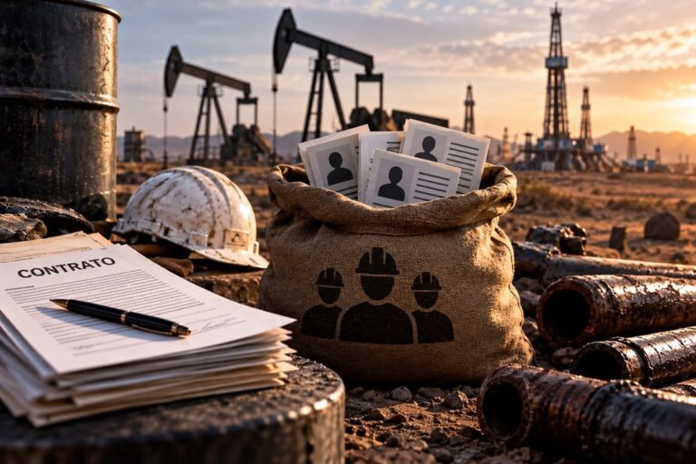 Trabajadores petroleros en la Cuenca del Golfo San Jorge