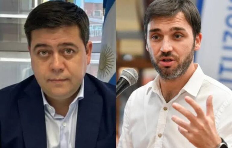 Ignacio Torres, gobernador de Chubut, durante una entrevista