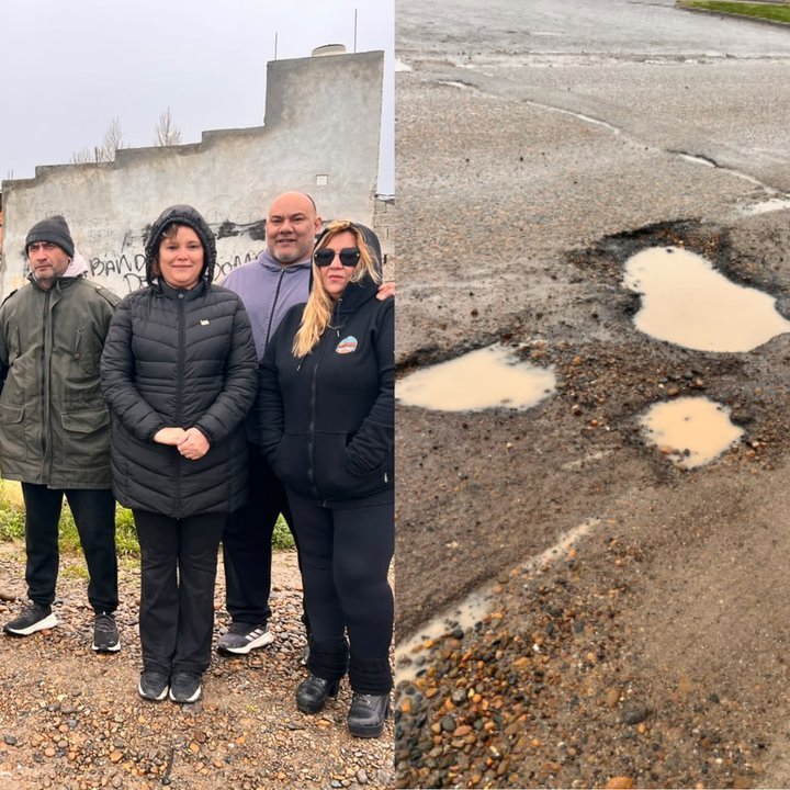 Vecinos de la zona norte de Comodoro Rivadavia reclaman por el estado de la Ruta Provincial 39