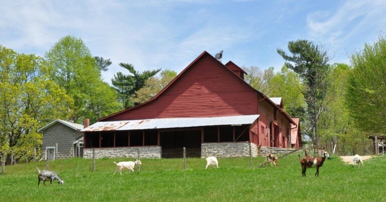 Finca Connemara en Flat Rock, Carolina del Norte, hogar de Carl Sandburg
