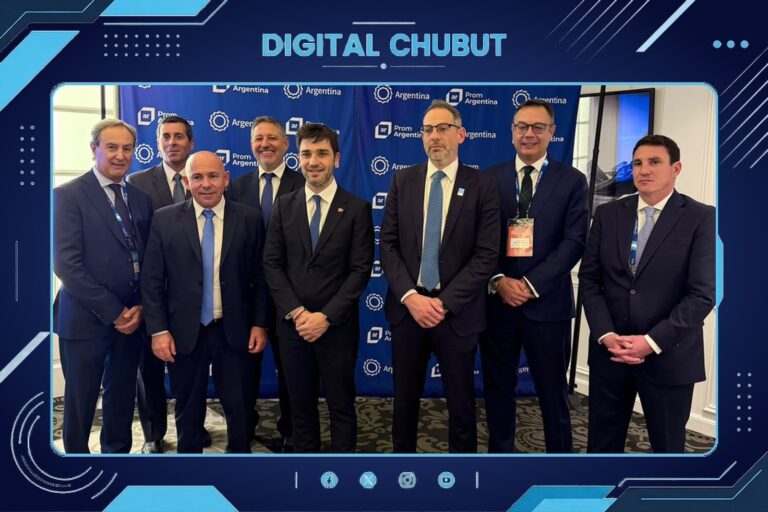 Gobernador de Chubut, Ignacio Torres, durante su participación en Argentina Week en París