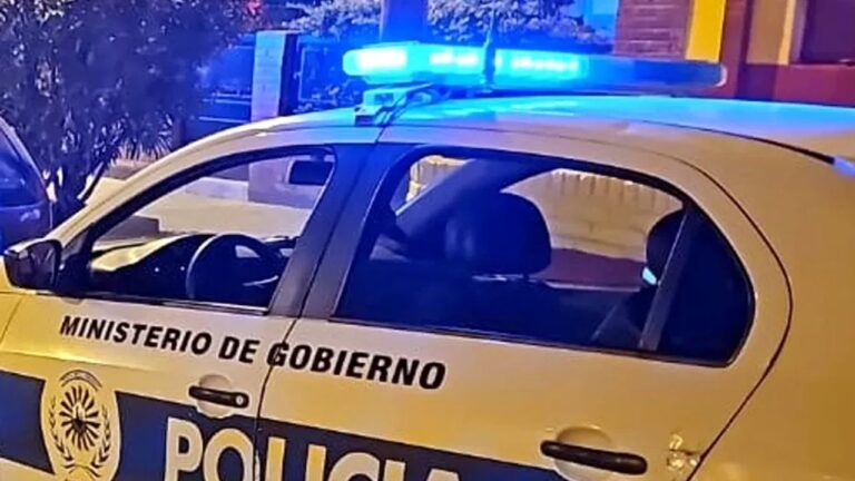 Control policial en Comodoro Rivadavia donde fue detenido un hombre con pedido de captura