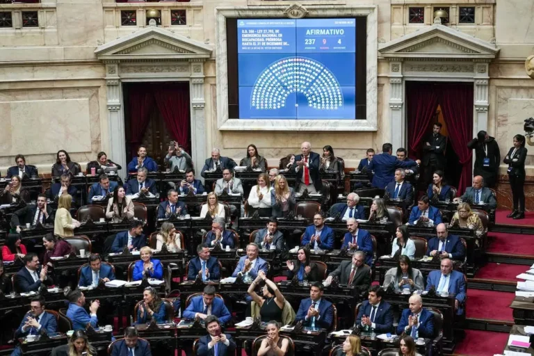 Sesión en la Cámara de Diputados