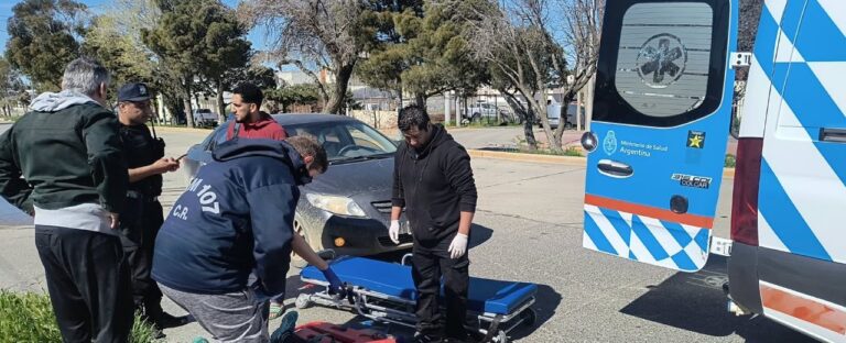 Ciclista herida en accidente en Comodoro Rivadavia