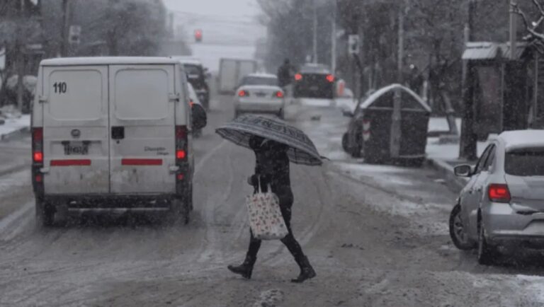 Cielo cubierto y lluvias débiles en la provincia de Neuquén