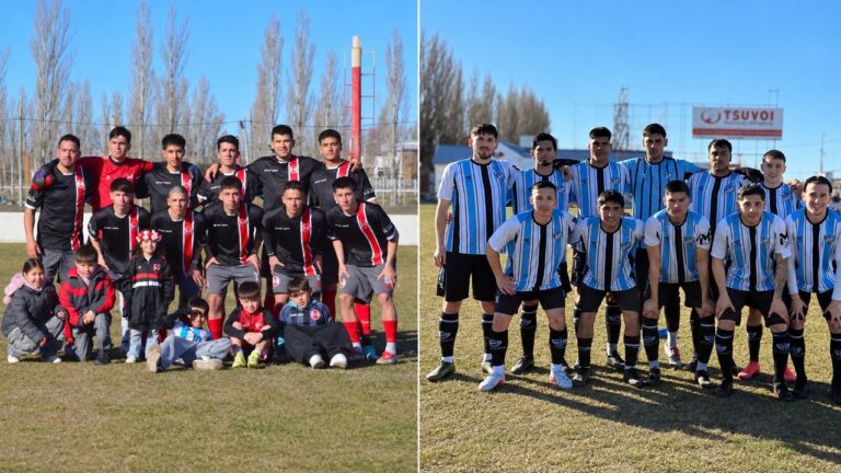 Partido de fútbol de la Categoría A de Comodoro Rivadavia entre Deportivo Sarmiento y General Saavedra