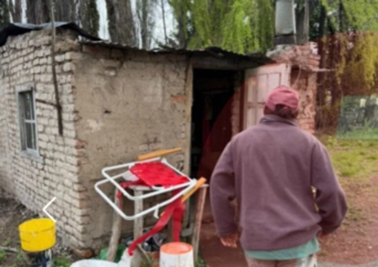 Chacra en Gaiman donde un trabajador rural denunció haber vivido en un gallinero